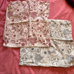 Embroidered Ikea 20x20 Pillow Covers
